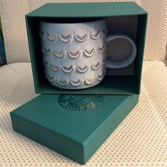 Low Start⚡️⚡️ Starbucks White Ceramic Mug NIB - Picture 2 of 2